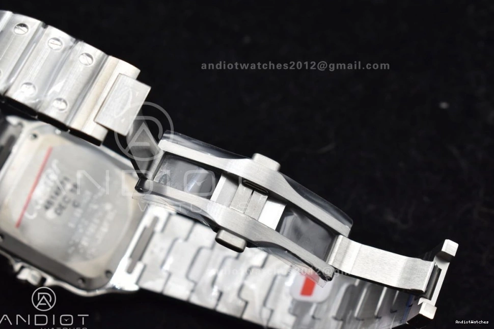 SS 1:1 1045 TopPick SS de 9015 Best Dial White Cartier on Edition Bracelet SmartLinks BVF Santos MIYOTA 35mm V 0926